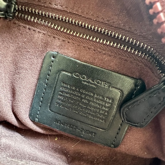 Coach Camera Bag 16 with Horse And Carriage Print and Varsity Stripe - Picture 6 of 6